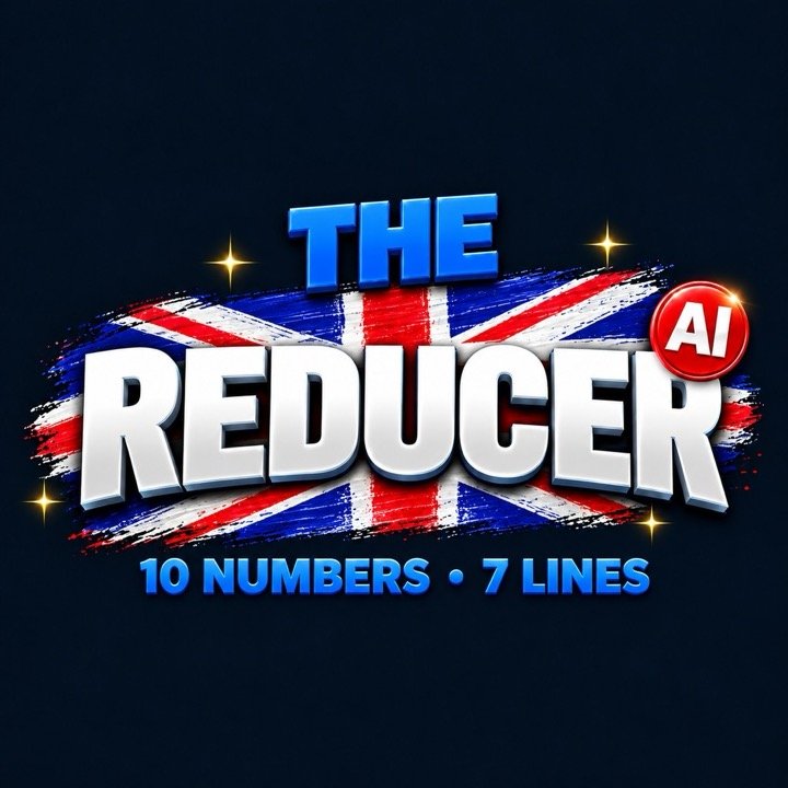 The Reducer — 10 numbers, 7 lines